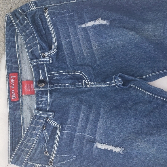 Red Rivet women's denim jeans, size 5 - Picture 2 of 12